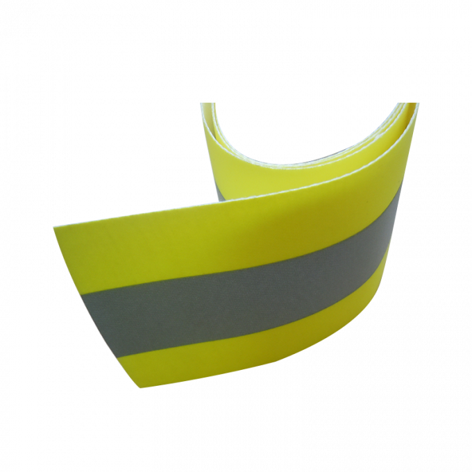 PVC Clear 2*1CM Elastic Reflective Clothing Tape Reflective Fabric