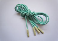 Customized Flat Shoe Laces High Toughness Eco Friendly Plastic Tip