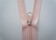 Eco Friendly Replacement Jacket Zippers Open End Plastic With Nylon