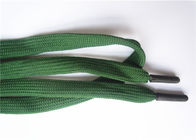 Customized Flat Shoe Laces High Toughness Eco Friendly Plastic Tip