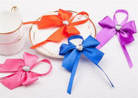 Polyester Bow Tie Ribbon Tying Decorative Bows Wired Edge Ribbon