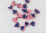 Handmade Christmas Ribbon Bows For Gifts , Pretty Ribbon Bows