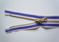 #15 Canvas zipper , Metal Teeth Zipper with Golden & Silver Pull zipper bag