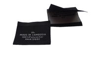 Accessories Damask Clothing Label Tags , Custom Made Apparel Garment Woven Label
