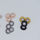 Shiny Metal Finish Garment Buttons Eyelet Spray Painted Metal Grommets